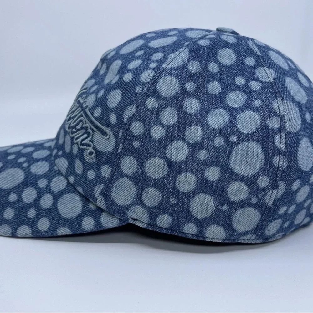New Condition: Louis Vuitton x Yayoi Kusama Denim Cap with Dot Pattern - Picture 9 of 16